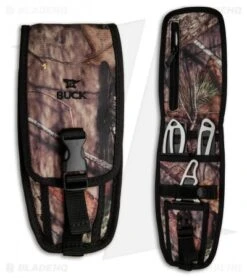 Buck Knives Buck PakLite Field Master Knife Kit W/Mossy Oak Camo Sheath (Satin) -Knife Haven Shop buck paklite field master satin mossy oak 0141sssvp1 BHQ 35340 er sheath