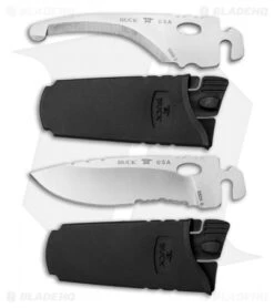Buck Knives Buck 550 Selector 2.0 Interchangeable Blade Lockback Knife (3.75" Satin) 0550BKS -Knife Haven Shop buck selector 2 0550bks b BHQ 34702 dl blades