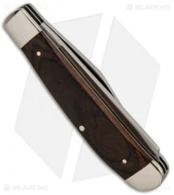 Buck Knives Buck Trapper Knife 3.5" Woodgrain 0382BRS 3 Buck Knives Buck Trapper Knife 3.5" Woodgrain 0382BRS -Knife Haven Shop buck trapper 382brs b side